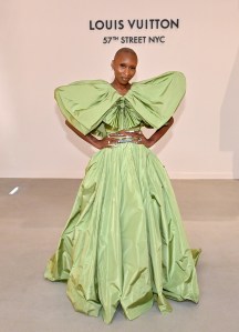 NEW YORK, NEW YORK - NOVEMBER 14: Cynthia Erivo attends as Louis Vuitton celebrates the new 57th Street NYC store opening on November 14, 2024 in New York City. (Photo by Bryan Bedder/Getty Images for Louis Vuitton)