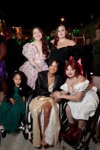 Cesily Colette Taylor, Katherine James, Marissa Bode, Bronwyn James and Lauren Brooks attend as Universal Pictures presents the Los Angeles premiere of Wicked sponsored by Absolut and Lexus at the Dorothy Chandler Pavilion in Los Angeles, CA on Saturday, November 9, 2024(photo: Alex J. Berliner/ABImages)