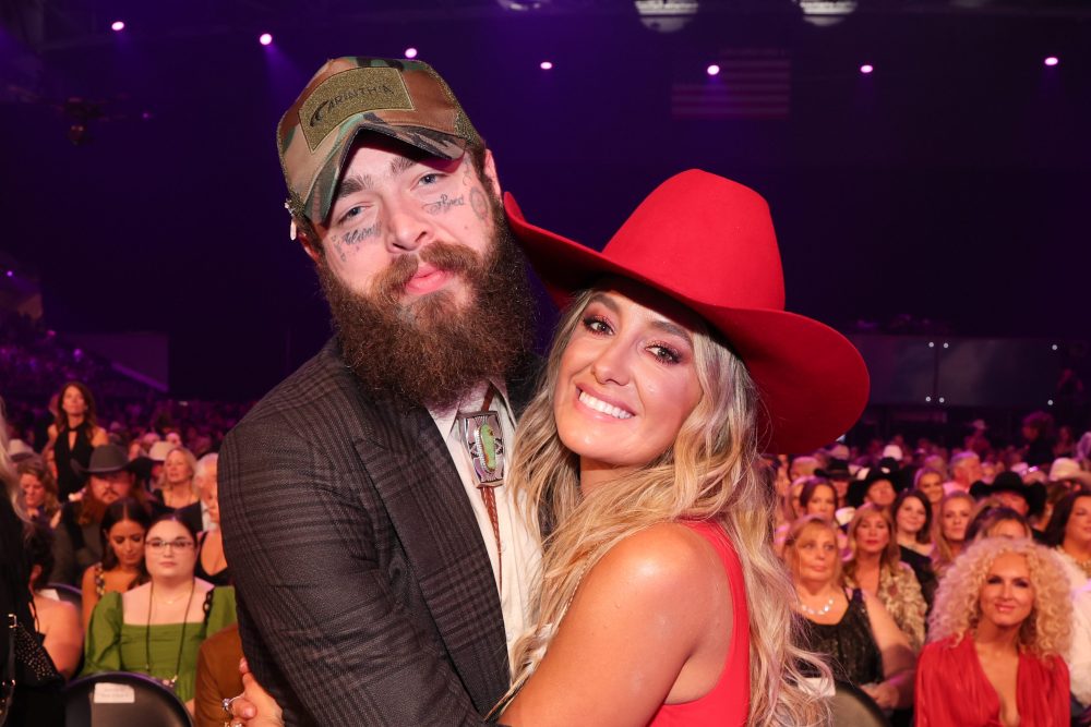 Post Malone and Lainey Wilson at the 59th Academy of Country Music Awards from Ford Center at The Star on May 16, 2024 in Frisco, Texas. (Photo by Christopher Polk/Penske Media via Getty Images)