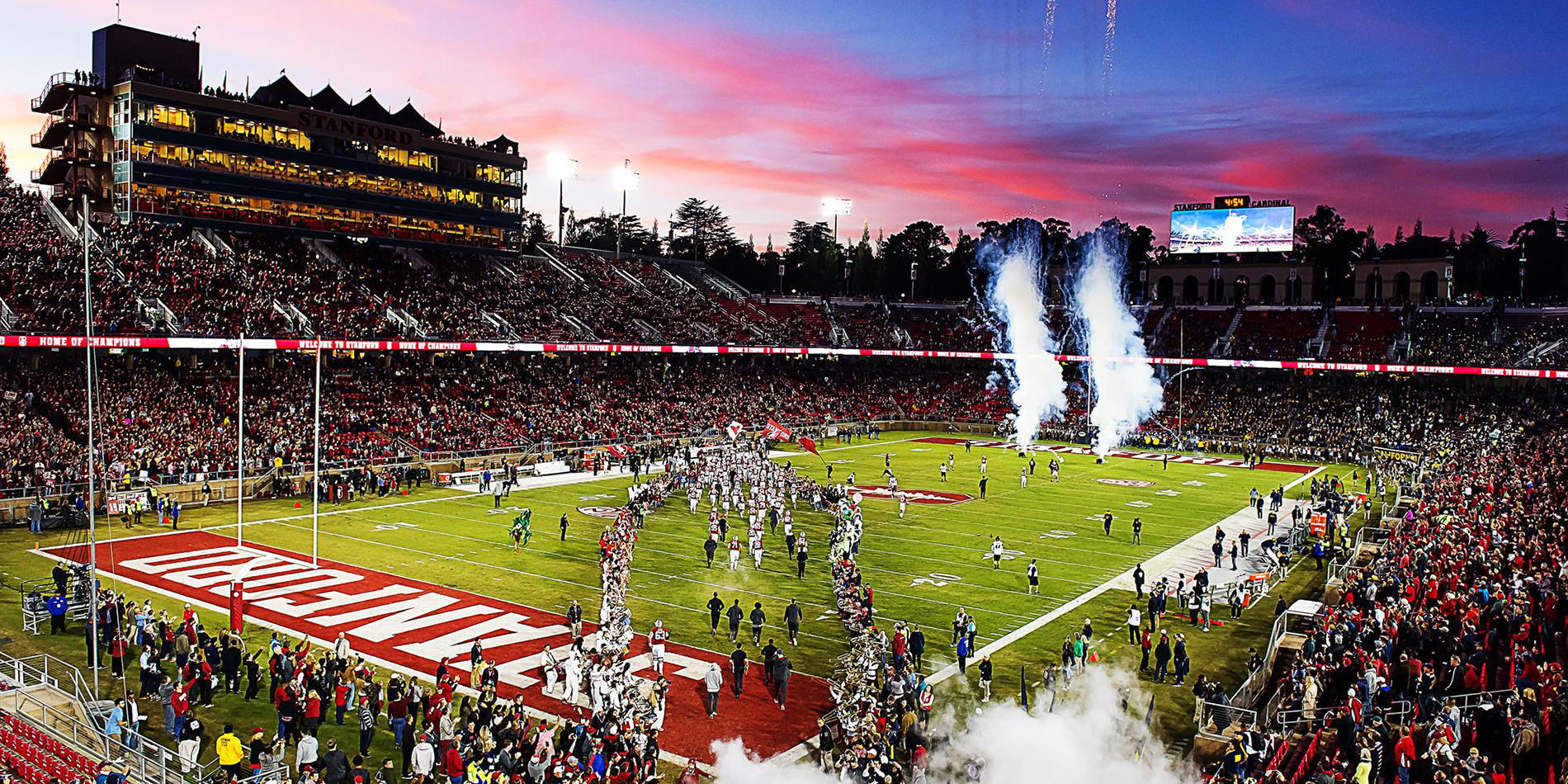 Stanford Stadium football game