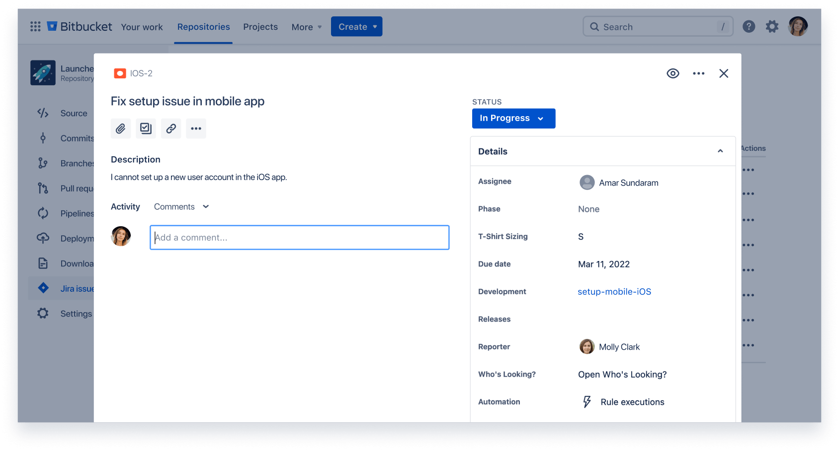 Bitbucket 管道截屏