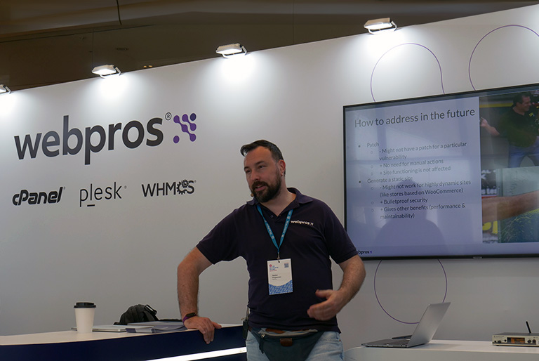 You Are Your Site's Weakness - WebPros Booth Talk @ WordCamp Europe 2023