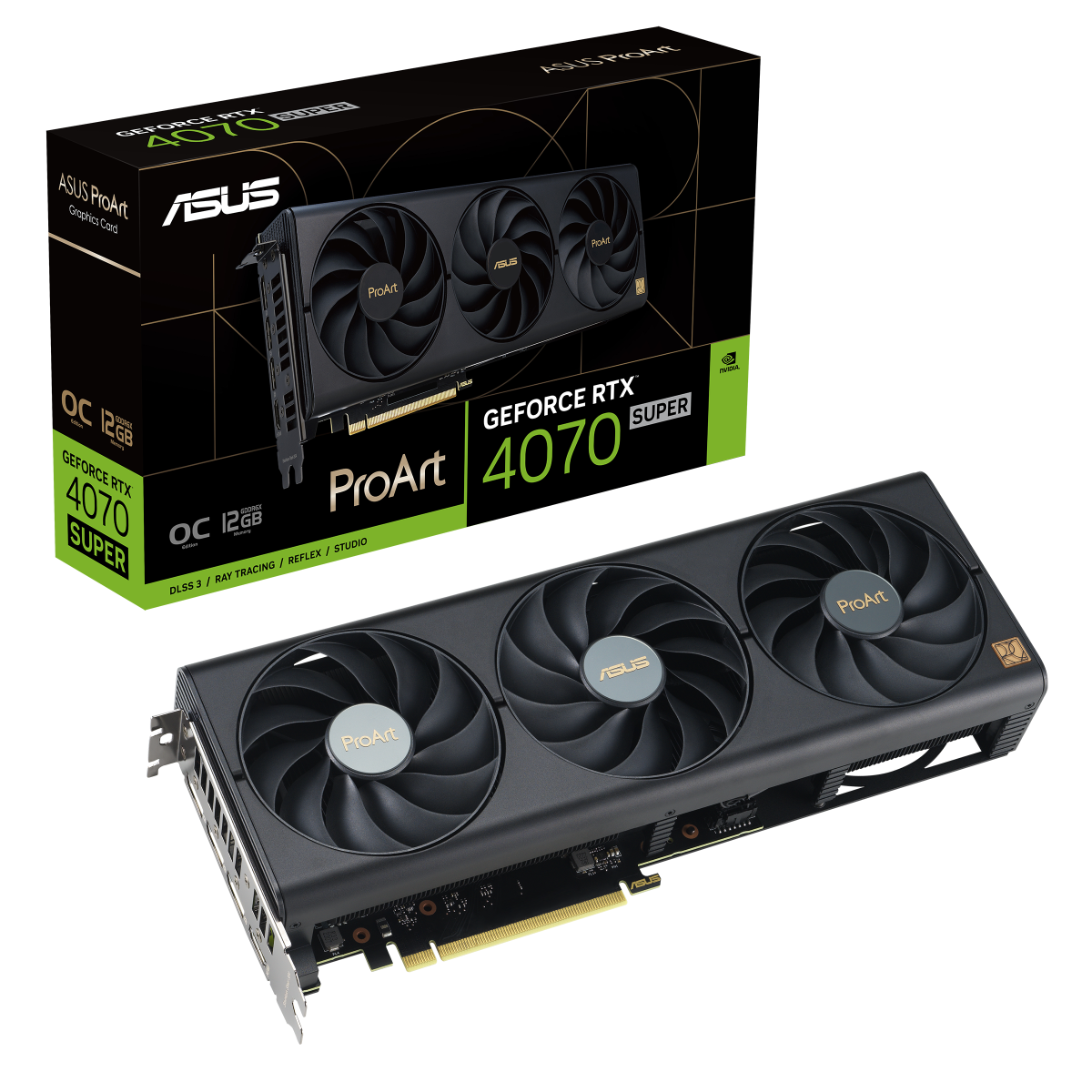 ASUS ProArt GeForce RTX 4070 SUPER 12GB GDDR6X OC edition Gaming carte graphique