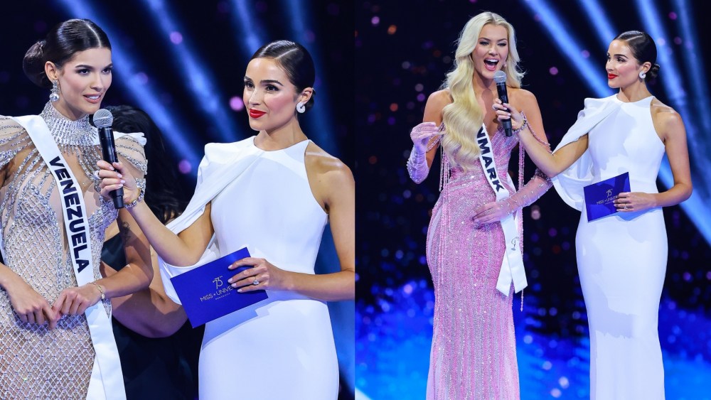 miss universe host Olivia Culpo at The 73rd Miss Universe Competition - show at Arena Ciudad de Mexico on November 16, 2024 in Mexico City, Mexico