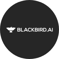 Blackbird AI logo in a black circle