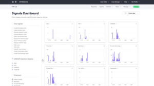 Screenshot of NGWAF product dashboard