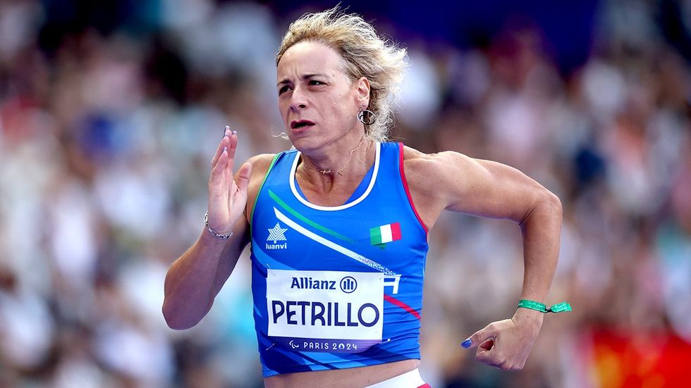 Valentina Petrillo of Team Italy competes during the Womens track and field Paris 2024 Summer Paralympic Games