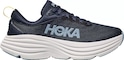 The HOKA Women's Bondi 8 Running Shoe in the color navy/white.