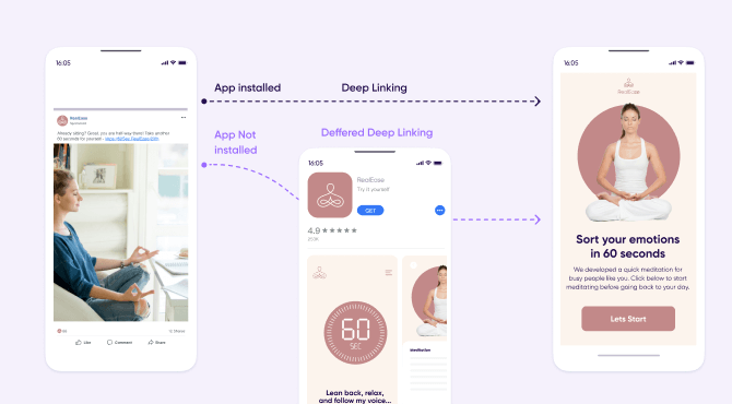 Configura deep linking para garantizar una experiencia de onboarding perfecta