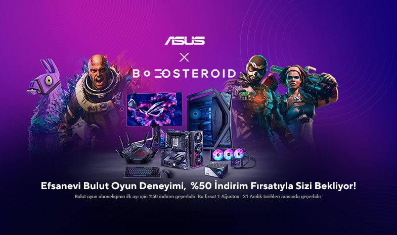 ASUS x Boosteroid Bulut Oyun İndirimi Kullanımı