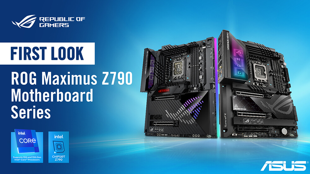 Bild mit ROG Maximus Z790 Extreme und ROG Maximus Z790 Hero Motherboards