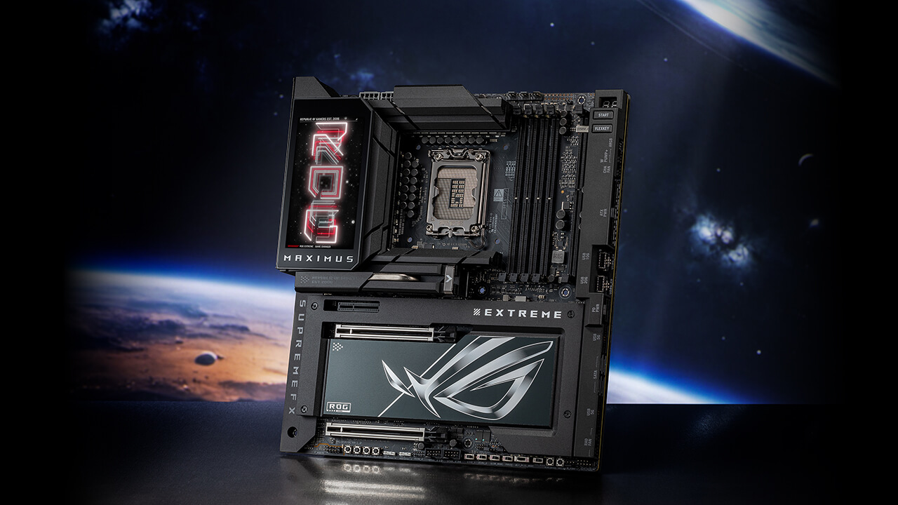 ROG Maximus Z890 Extreme front angle