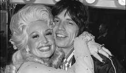 Dolly Parton and Mick Jagger