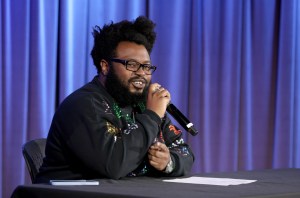 James Fauntleroy speaks onstage at GRAMMY Week 1500 Sound Academy Panel at GRAMMY Museum L.A. Live on January 29, 2024 in Los Angeles, California.