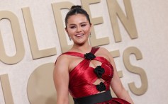 Selena Gomez at the 81st Golden Globe Awards held at the Beverly Hilton Hotel on January 7, 2024 in Beverly Hills, California.