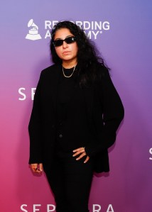 Arooj Aftab at A Celebration of Women In The Mix held at GRAMMY House on February 1, 2024 in Los Angeles, California.