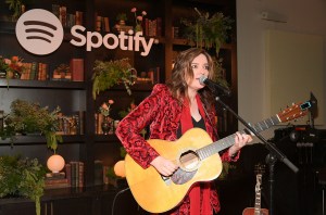 Brandy Clark performs onstage during Spotify's Songwriter of The Year Event on January 30, 2024 in Los Angeles, California.