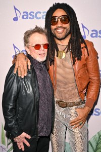 Paul Williams, President & Chairman of the Board, ASCAP and Lenny Kravitz attend the ASCAP Grammy Brunch at Four Seasons Hotel Los Angeles at Beverly Hills on Feb. 02, 2024 in Los Angeles, California.