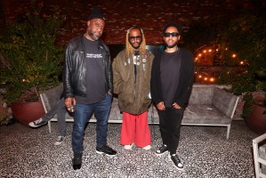 Robert Glasper, Thundercat and Terrace Martin at the Resonator Awards held at Beauty & Essex on January 30, 2024 in Los Angeles, California.