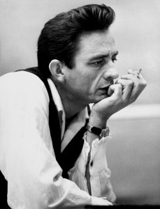 Johnny Cash poses for a portrait in circa 1969.