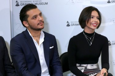 Christian Nodal and Angela Aguilar