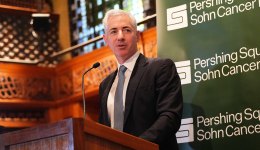 Bill Ackman speaks at The 2024 Pershing Square Foundation Prize Dinner at the Park Avenue Armory at the Park Avenue Armory on June 17, 2024 in New York City.