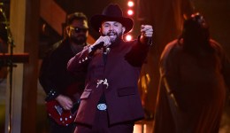 Carin Leon performs on stage during the 25th Annual Latin Grammy Awards at the Kaseya Center in Miami, Florida, on Nov. 14, 2024.