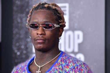 Young Thug attends the 2021 BET Hip Hop Awards at Cobb Energy Performing Arts Center on Oct. 1, 2021 in Atlanta, Georgia.