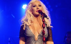 Christina Aguilera performs in New York