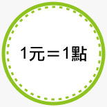 1點=1元