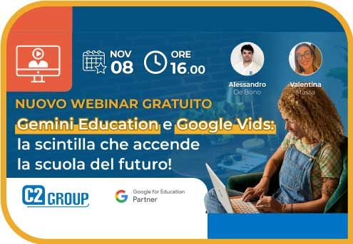 Gemini Education e Google Vids: strumenti innovativi per la scuola del futuro Webinar