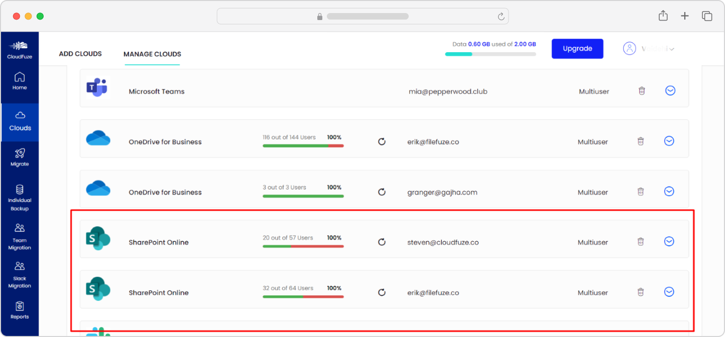 Verifying SharePoint cloud addition