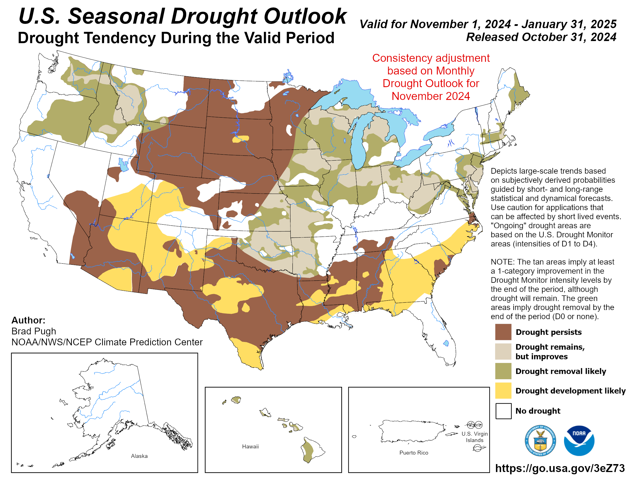 U.S. Seasonal Drought Outlook