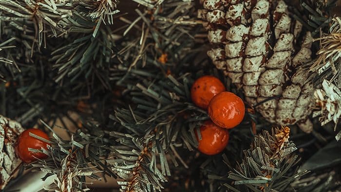 Décorations de Noël.