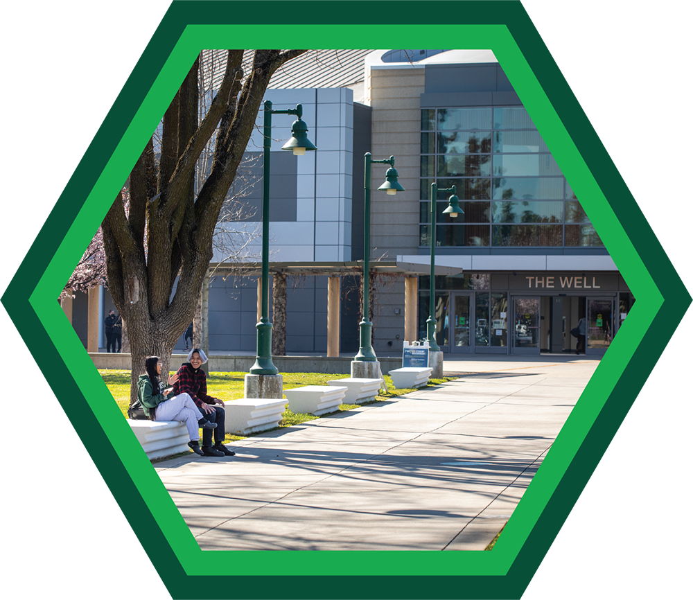 Photo of a building at Sac State called The Well