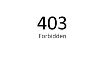 What is 403 forbidden error