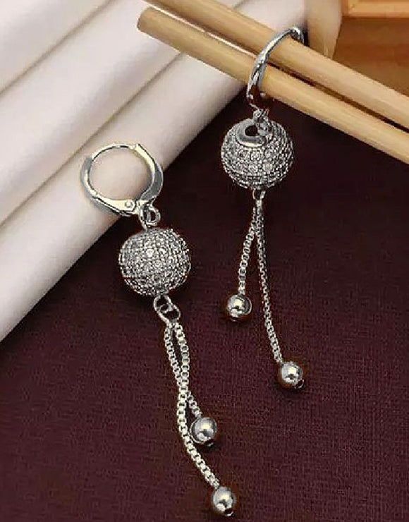 Elegant Golden Ball Shaped Earrings (DZ16456)