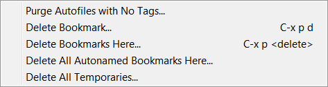 BookmarkPlusBookmarksDeleteMenu