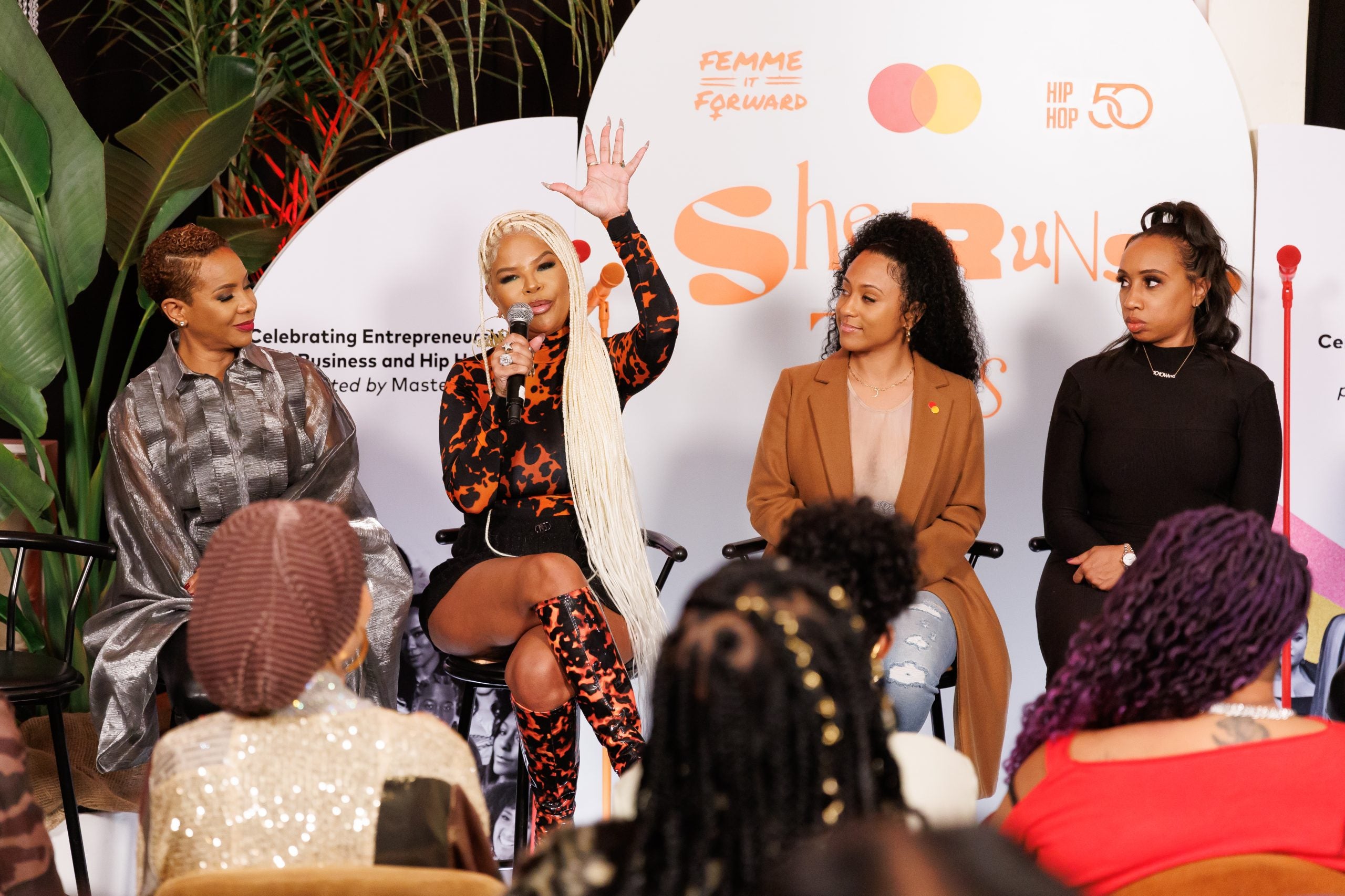 MC Lyte, Coi Leray, Lil’ Kim, Salt-N-Pepa And More Celebrate 50th Anniversary Of Hip Hop With Femme It Forward And Mastercard’s ‘She Runs This’ Panel Series