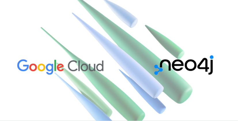 Logo del co-branding di Google Cloud e neo4j