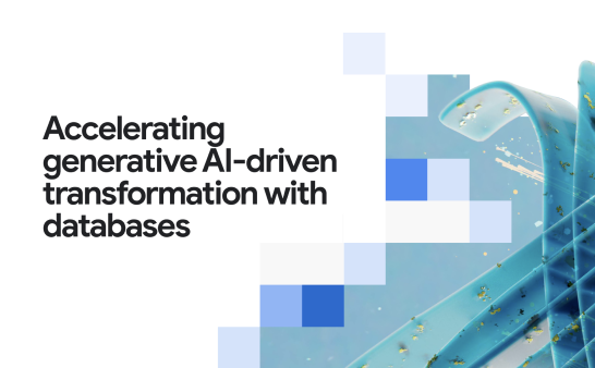 Accelerate generative AI-driven transformation with databases