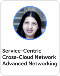 Service-centric Cross-Cloud Network between AWS and Google Cloud