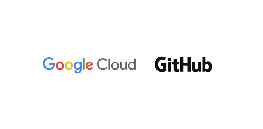 Google cloud and github logos