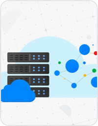 Thumbnail of server stack connected to the cloud