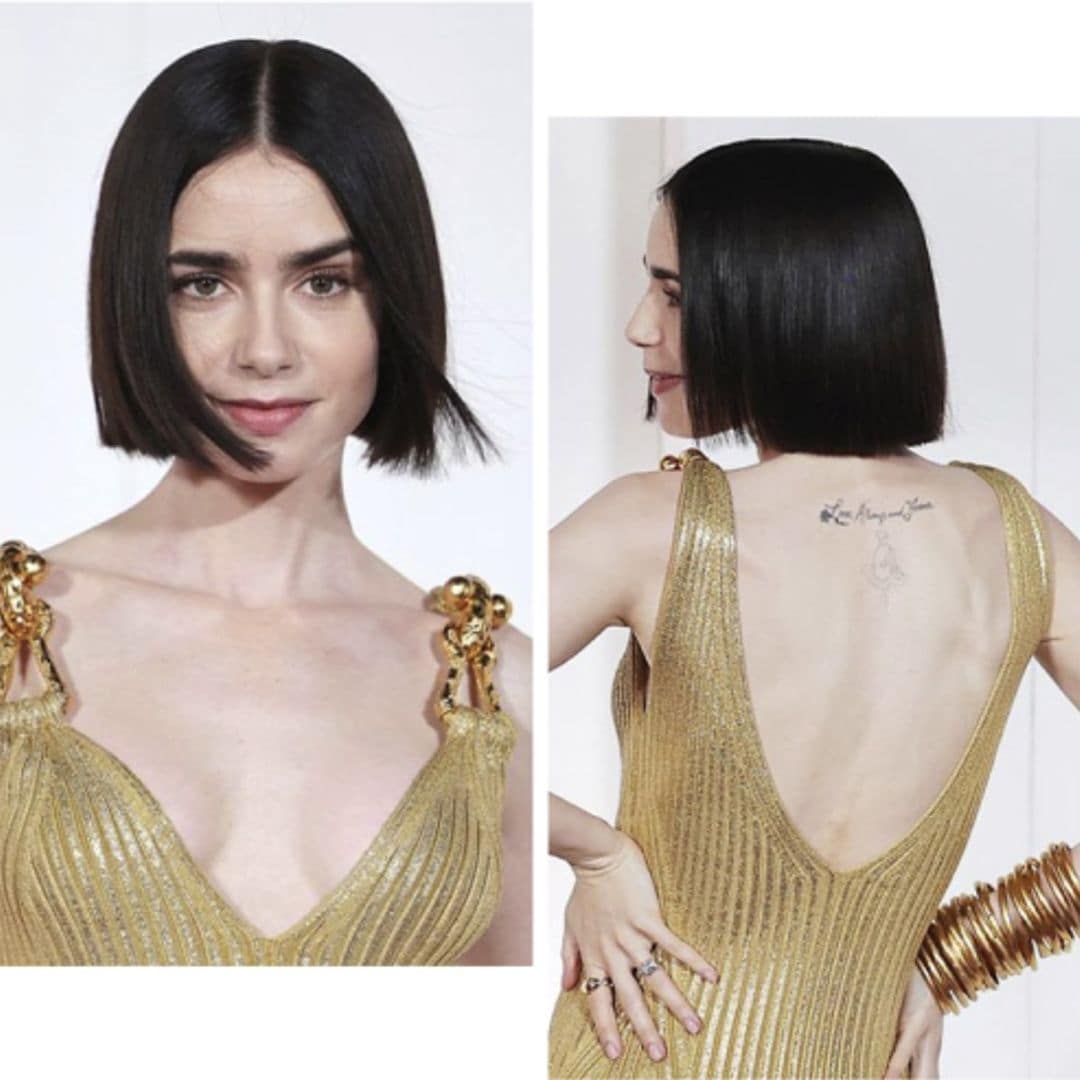 Lily Collins y todas las veces que su corte bob ha sido el más elegante