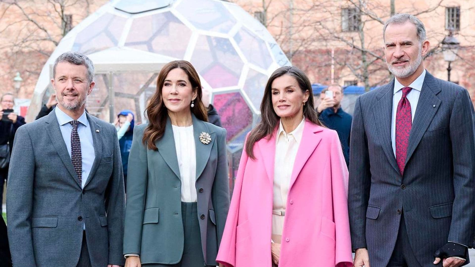 Queen Letizia and King Felipe congratulate King Frederik on his accession