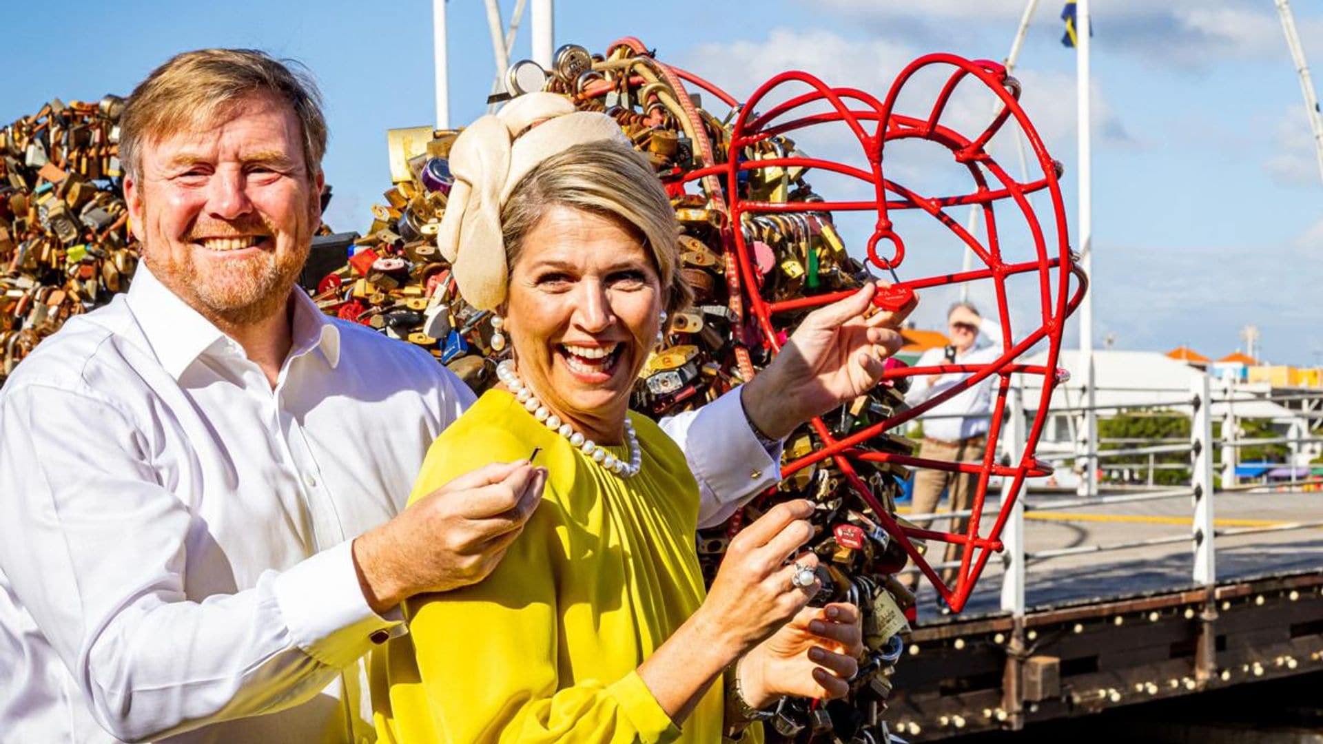 Queen Maxima and King Willem-Alexander celebrate anniversary in the Caribbean