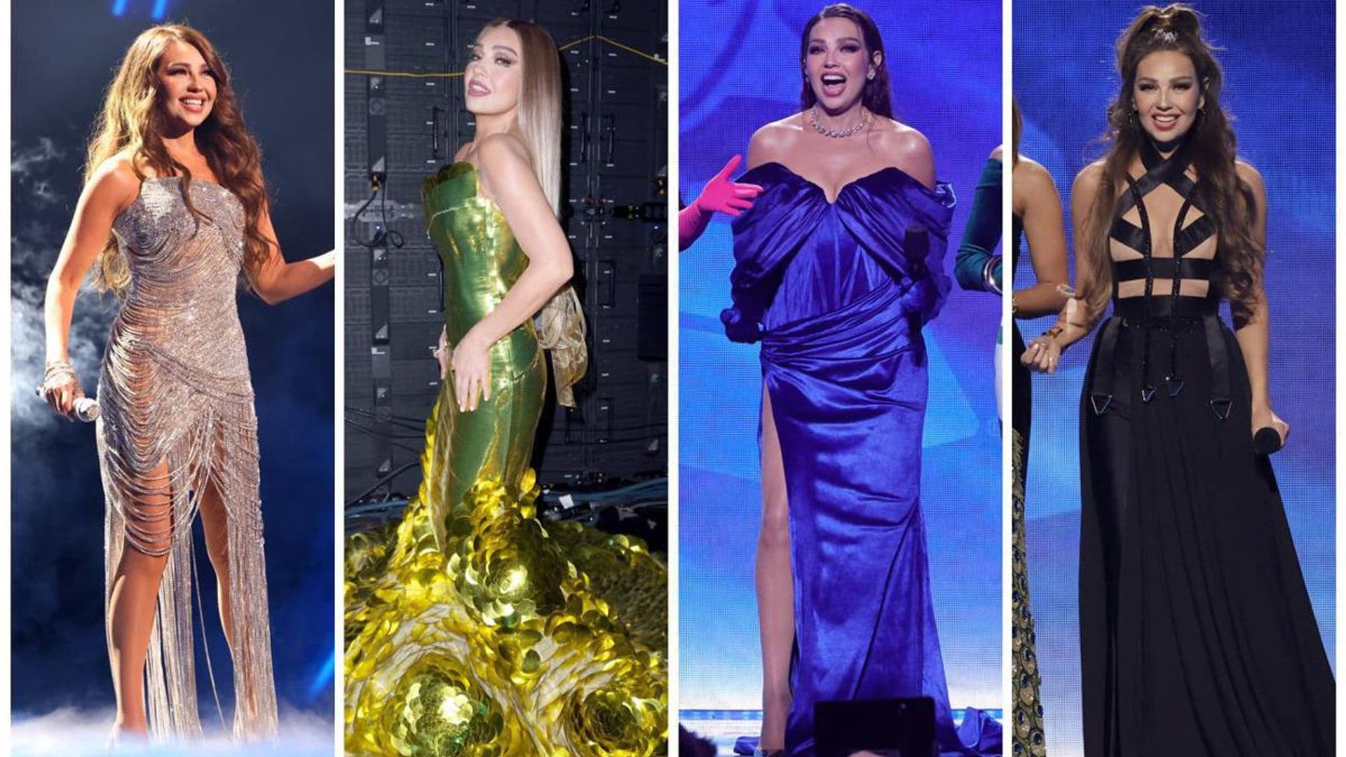 All of Thalía’s spectacular looks at the 2022 Latin GRAMMY