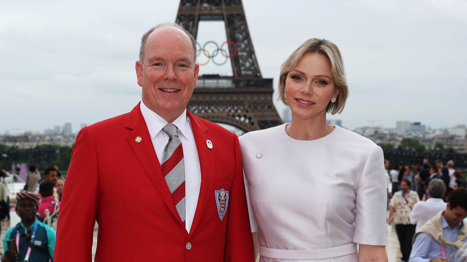 Prince and Princess bring kids to the Olympics Opening Ceremony in Paris