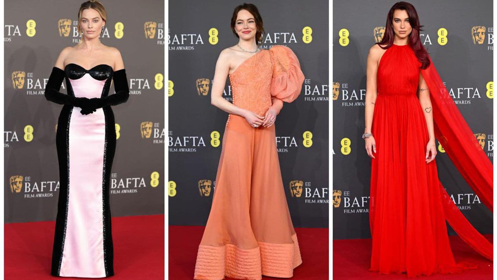 BAFTAs 2024 - Best Red Carpet Styles: From Dua Lipa and Margot Robbie to Emma Stone [Photos]